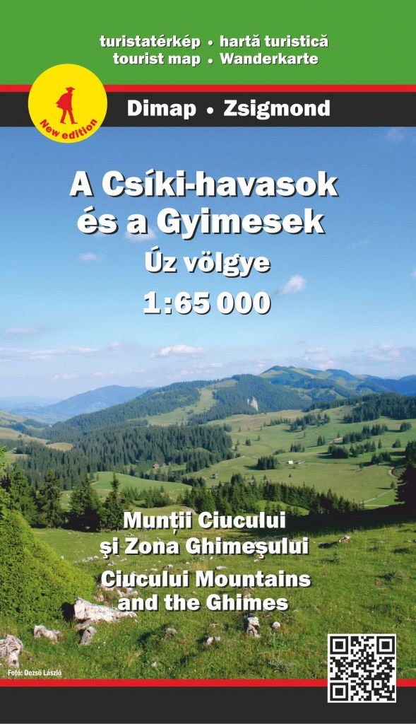 Csíki-havasok és a Gyimesek térképe