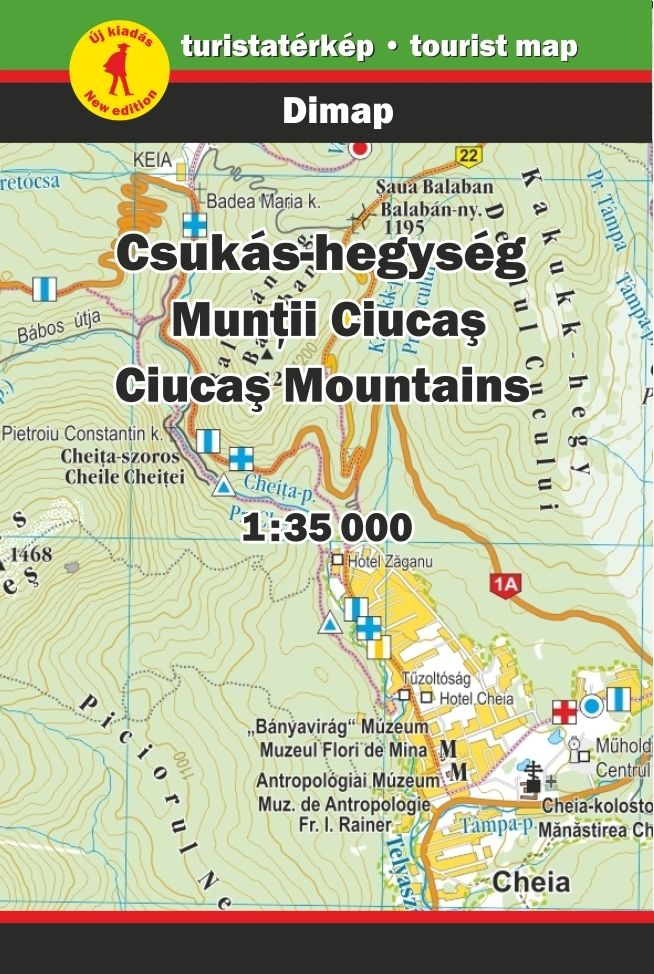 Csukás-hegység térkép (letölthető változat)