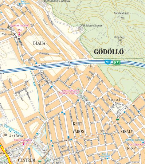 Gödöllő és a Gödöllői-dombság - DIMAP Bt. - Térkép készítés és webáruház